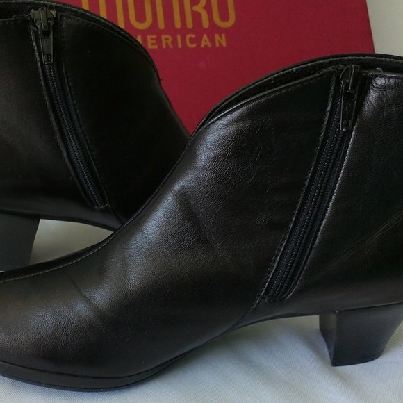 Munro American 7-1/2M Robyn black ankle boot - Picture 5 of 8